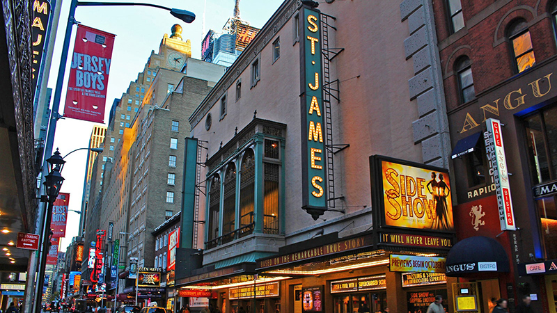 Buy tickets to St. James Theater NYC Shows on Tixbroadway.com
